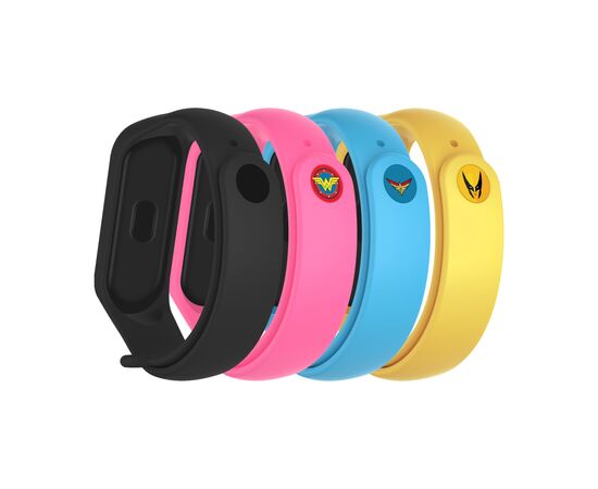 Ремінець до фітнес браслета Armorstandart комплект 4шт Xiaomi Mi Band 7/6/5 Superhero Edition 3 (ARM77061)