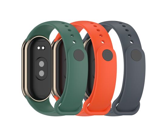 Ремешок для фитнес браслета Armorstandart комплект 3шт Xiaomi Smart Band 10/9/8 Basic (ARM75072), изображение 2