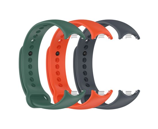 Ремешок для фитнес браслета Armorstandart комплект 3шт Xiaomi Smart Band 10/9/8 Basic (ARM75072), изображение 3