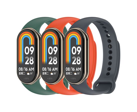 Ремешок для фитнес браслета Armorstandart комплект 3шт Xiaomi Smart Band 10/9/8 Basic (ARM75072)