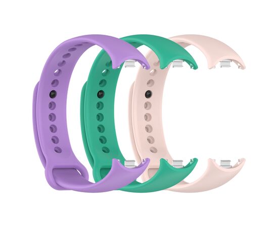 Ремешок для фитнес браслета Armorstandart комплект 3шт Xiaomi Smart Band 10/9/8 Spring (ARM75720), изображение 3