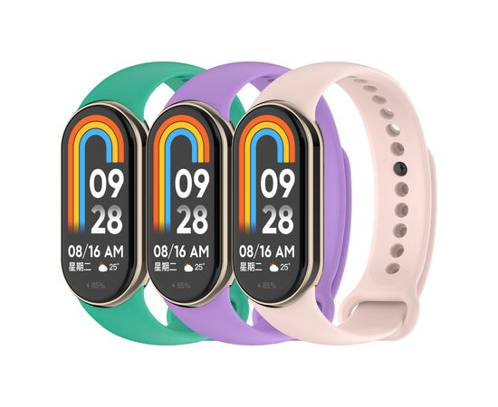Ремешок для фитнес браслета Armorstandart комплект 3шт Xiaomi Smart Band 10/9/8 Spring (ARM75720)