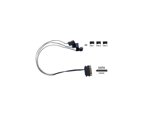 Контроллер вентилятора Lian Li Wireless Controller, Black (G89.RF-T-B.01), зображення 2