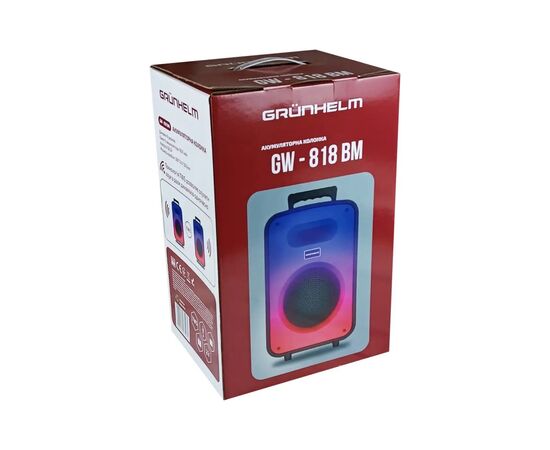 Акустична система Grunhelm GW - 818 BM (GW-818-BM), зображення 12