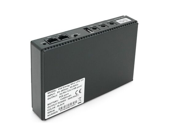 Источник бесперебойного питания Voltronic Mini UPS VIA Energy 3.0 36W (Mini UPS VIA Energy 3.0), изображение 5