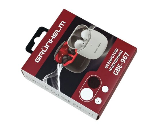 Наушники Grunhelm GBE-967 Wireless White (138234), изображение 6