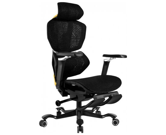 Кресло игровое GT Racer X-7001 Black/Yellow, изображение 2