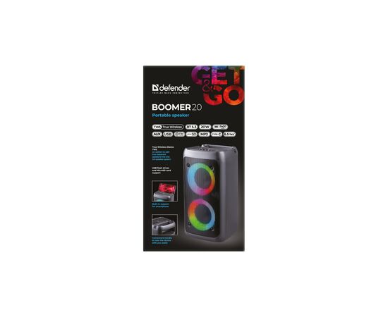 Акустическая система Defender Boomer 20 Black (65820), изображение 6