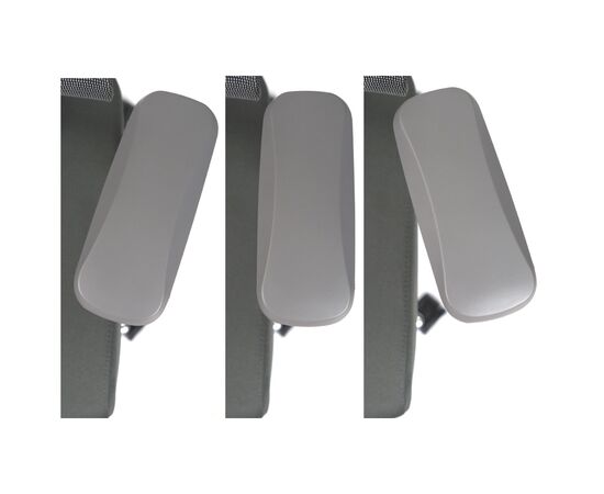 Офісне крісло Аклас Арктик GTR 3D WT (LVB Grey OS Gray) (00166118), зображення 10