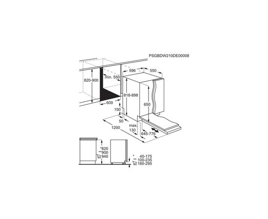 Посудомийна машина Electrolux EEA17200L, зображення 10