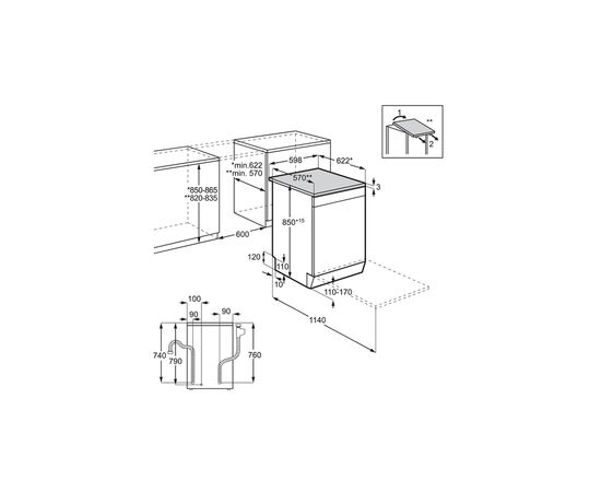 Посудомийна машина Electrolux ESA47210SW, зображення 8