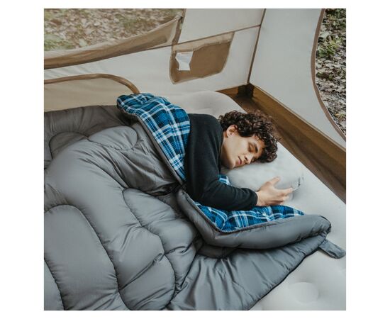 Спальный мешок Naturehike з капюшоном Clear Sky CNK2450WS042, сірий (6927595792049), изображение 6