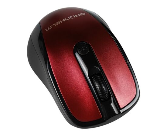Мишка Grunhelm M-510WL Wireless Black/Red (126870), зображення 5