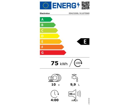 Посудомийна машина Electrolux EEA23200L, зображення 12