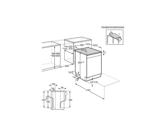 Посудомийна машина Electrolux ESM64831SX, зображення 11