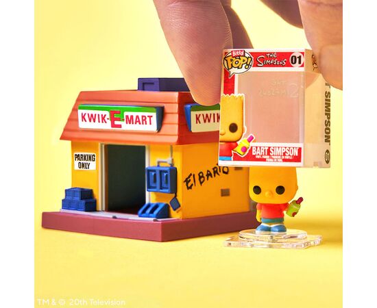 Фигурка Funko Pop набор Bitty Pop! Town - Барт Симпсон и Квики-Март (83684), изображение 6