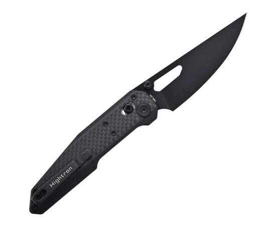Ніж Hightron Sharplyn, 14C28N, G10 + CF, чорний, чорний клинок (HK01BLK), зображення 3