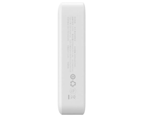 Батарея універсальна Baseus Magnetic Mini Wireless 20000mAh 20W, White (PPCX150002), зображення 5