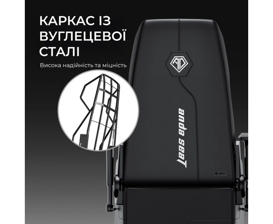 Крісло ігрове Anda Seat X3 PVC Gaming Sofa Black (AD-W-SF03-04-B-PV), зображення 11