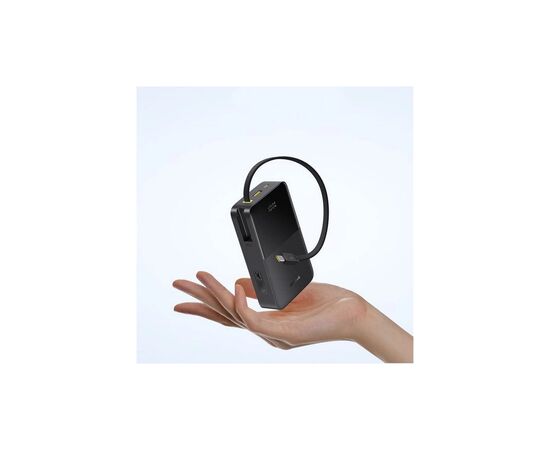 Батарея універсальна Baseus EnerFill FC51 Bipow2 Pro 20000mAh 22,5W build-in cable USB-C black (E0027701), зображення 4