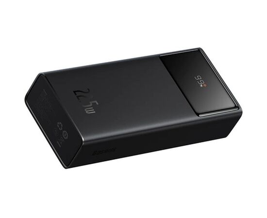 Батарея універсальна Baseus Star Lord Display 30000mAh 22.5W QC/3.0 PD/3.0 Black (PPXJ080101), зображення 5