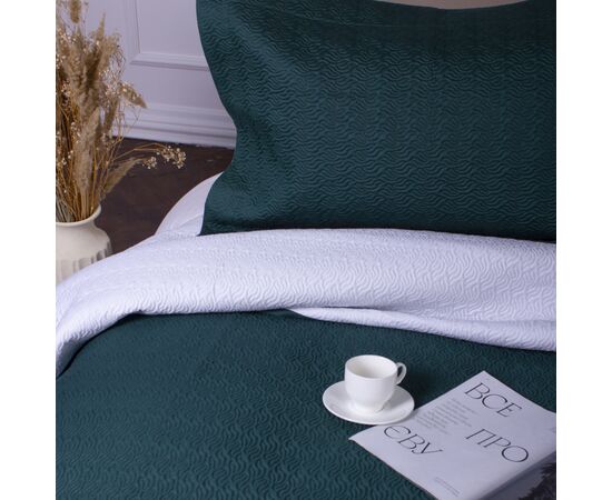 Покривало MirSon набір Imperial Green Line покривало 150х210 см + наволочки 50х70 см х 2 шт (2200007177950), зображення 4