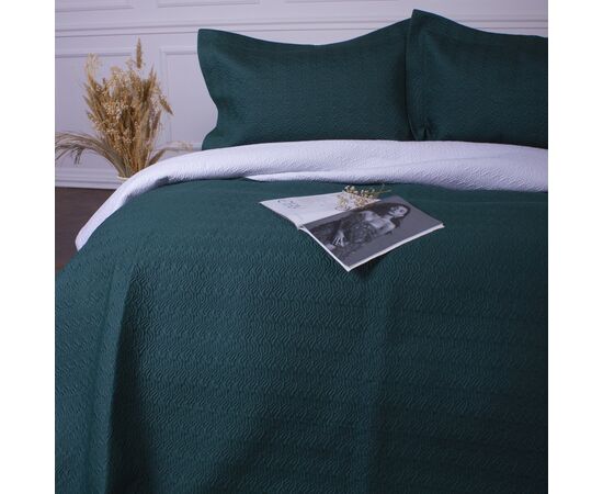 Покривало MirSon набір Imperial Green Line покривало 180х210 см + наволочки 50х70 см х 2 шт (2200007177967), зображення 2