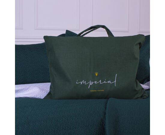 Покривало MirSon набір Imperial Green Line покривало 200х220 см + наволочки 50х70 см х 2 шт (2200007177974), зображення 8