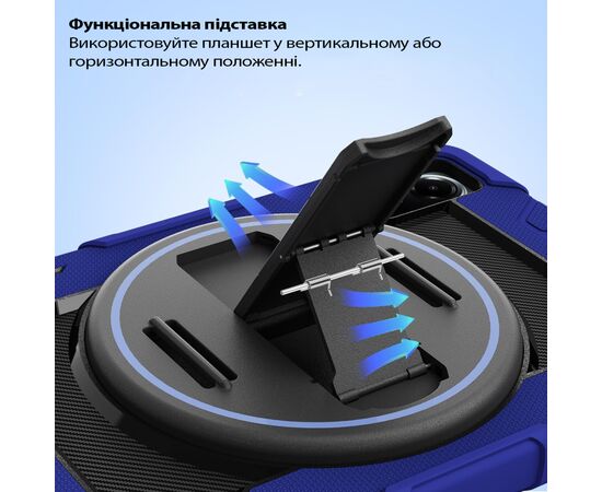 Чехол для планшета BeCover Horizontal handle Xiaomi Redmi Pad 2 11.0" Deep Blue (714567), изображение 3