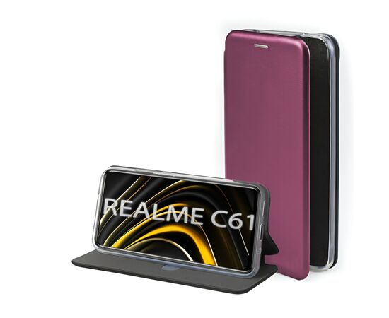 Чехол для мобильного телефона BeCover Exclusive Realme C61 Red Wine (712556)
