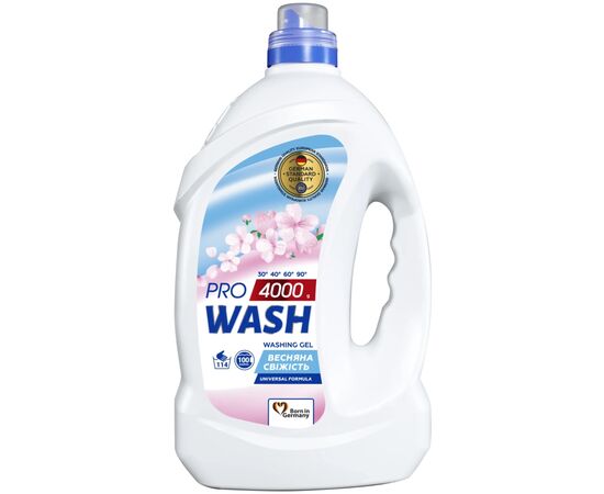 Гель для стирки Pro Wash Universal Весенняя свежесть 4 кг (4823128000983)