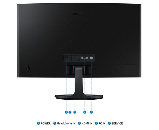 Монітор Samsung LS24D360GAIXUA, зображення 6