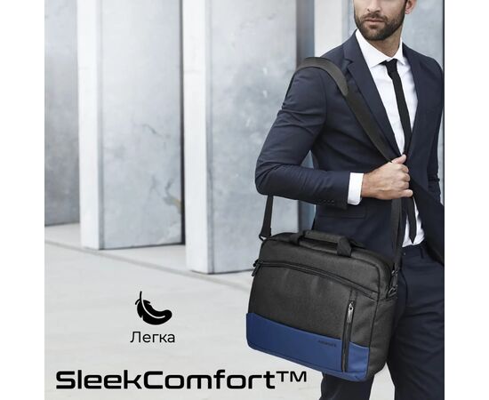 Сумка для ноутбука Promate 15.6" Satchel-MB Blue (satchel-mb.blue), изображение 4