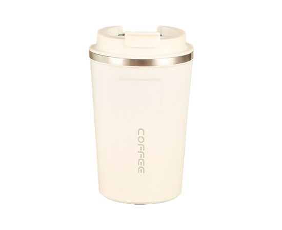 Термокружка Merlion 380 мл, біла (Termo-304-380Wh)