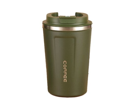 Термокружка Merlion 380 мл, зелена (Termo-304-380Gr)