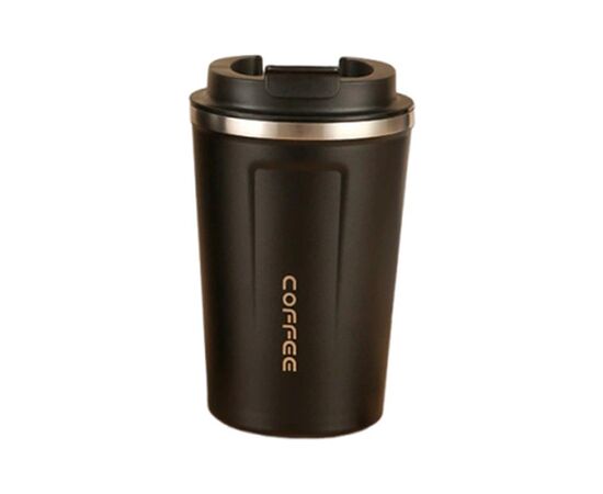 Термокружка Merlion 380 мл, чорна (Termo-304-380Black)