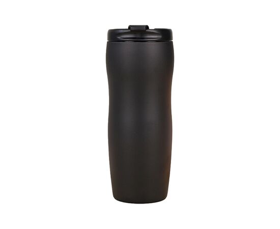 Термокружка Merlion 500 мл з відкидною кришкою, чорна (Mug-500Black)