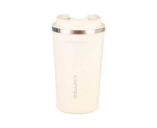 Термокружка Merlion 510 мл, біла (Termo-304-510Wh)