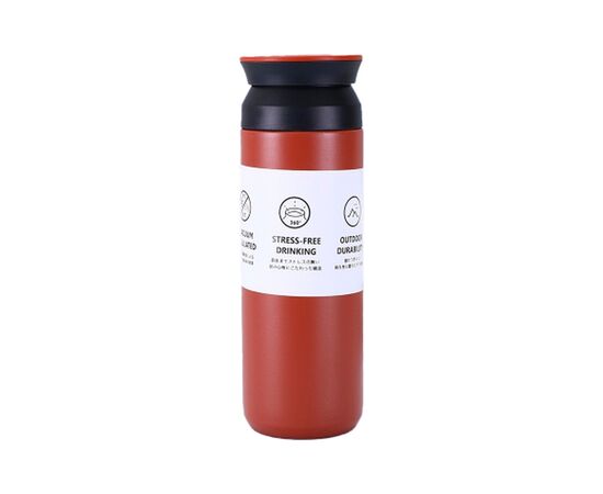 Термос Merlion Travel Tumbler 500 мл, подвійна кришка, червоний (SUS-304-500Red)