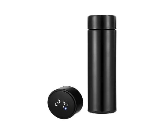 Термос Merlion з цифровим термометром 0,5 л, чорний (SUS-304E-Bk/500)