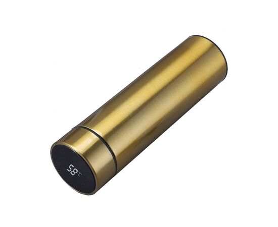 Термос Merlion з цифровим термометром 0,5 л, золотий (SUS-304E-Gd/500)