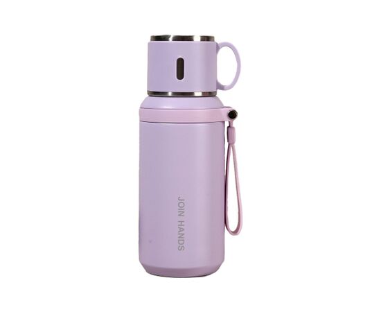 Термос Merlion з чашкою 0,6 л, фіолетовий (TermTea-600/Purple)