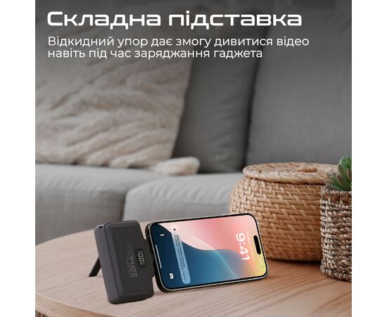 Батарея універсальна Promate 10000mAh PD/20W (powerup-10duo.black), зображення 9