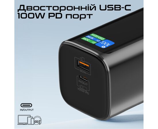 Батарея універсальна Promate 20000mAh PD/130W (titan-130rc), зображення 5