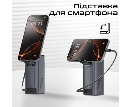 Батарея універсальна Promate 20000mAh PD/130W (titan-130rc), зображення 7