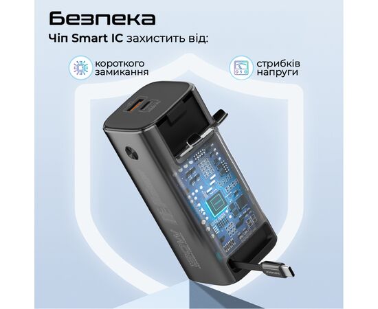 Батарея універсальна Promate 20000mAh PD/130W (titan-130rc), зображення 8