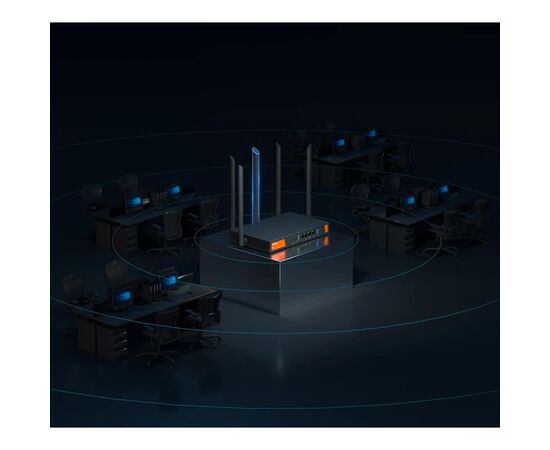 Маршрутизатор Tenda Маршрутизатор TENDA W30E Hotspot AX3000 4xGE (1xGE WAN, 2xGE LAN/WAN, 1xGE LAN) (W30E), зображення 6