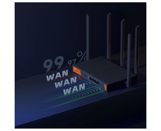 Маршрутизатор Tenda Маршрутизатор TENDA W30E Hotspot AX3000 4xGE (1xGE WAN, 2xGE LAN/WAN, 1xGE LAN) (W30E), зображення 7
