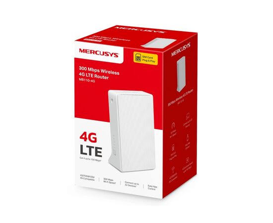 Маршрутизатор Mercusys MB110-4G, зображення 3