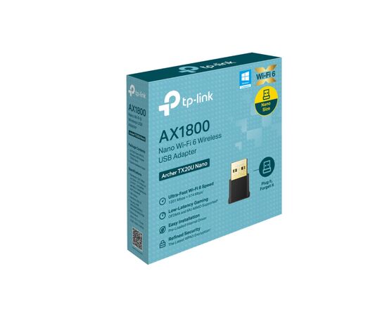 Мережева карта Wi-Fi TP-Link Archer TX20U Nano (ARCHER-TX20U-NANO), зображення 2
